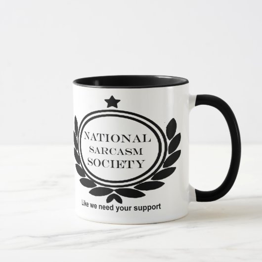 Mug Citation de l'Humour de la Société nationale de sa (Droite)
