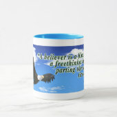 Mug Citation de libre penseur (Centre)
