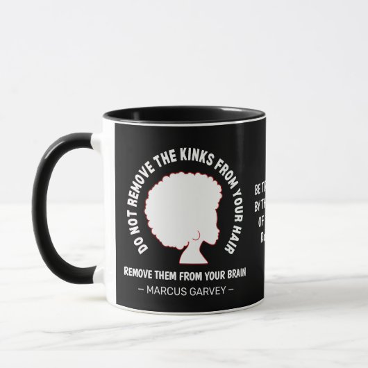 Mug Citation de l'Inspirational Marcus Garvey HAIR AFR (Gauche)