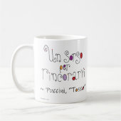 Mug Citation de l'opéra Puccini Tosca Anglais Italien (Gauche)