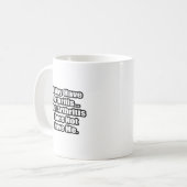 Mug Citation de lutte contre l'arthrite (Devant gauche)