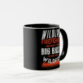 Mug Citation de lutte contre l'incendie des pompiers d (Devant droit)