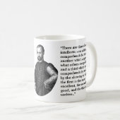 Mug Citation de Machiavelli sur l'intelligence (Devant droit)