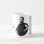 Mug Citation de Machiavelli sur l'intelligence (Centre)