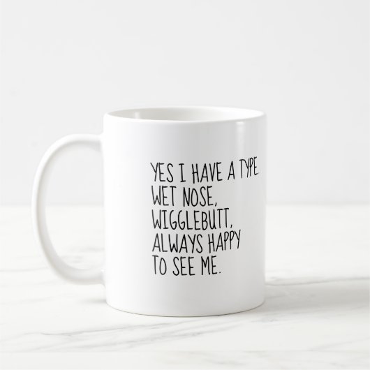 Mug Citation de maman de chien photo animal (Gauche)