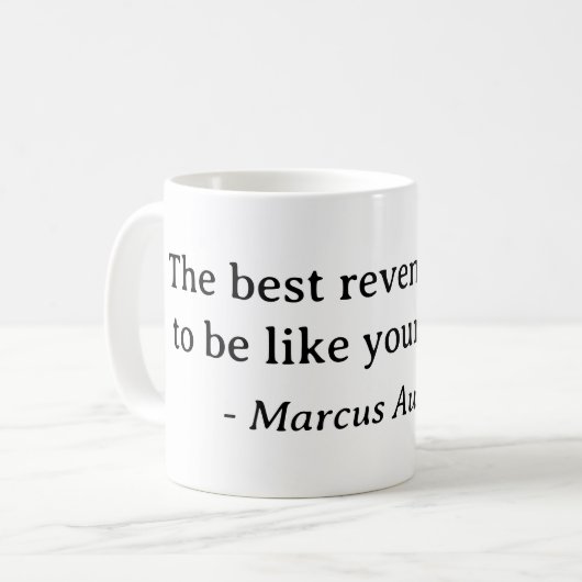 Mug Citation de Marcus Aurelius Best Revenge (Devant gauche)