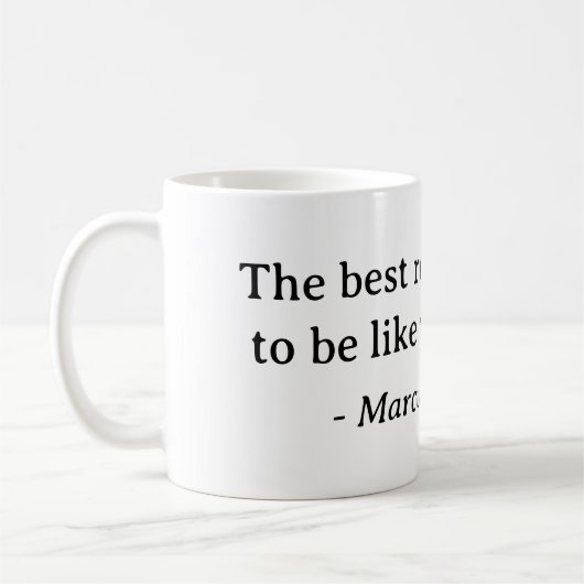 Mug Citation de Marcus Aurelius Best Revenge (Gauche)