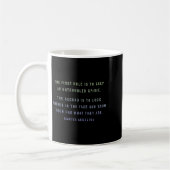 Mug Citation De Marcus Aurelius Stoic, Motivation De L (Gauche)