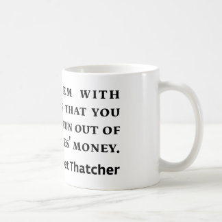 Mug Citation de Margaret Thatcher de socialisme