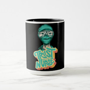 Mug Citation de Masque de Visage d'Infirmière