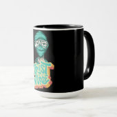 Mug Citation de Masque de Visage d'Infirmière (Devant droit)
