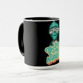 Mug Citation de Masque de Visage d'Infirmière (Devant gauche)