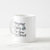 Mug Citation de maternité naptime pour bébé amusant (Devant gauche)