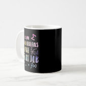 Mug Citation de maths drôle pour professeur étudiant S (Devant gauche)