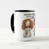 Mug Citation de meilleur ami drôle (Devant gauche)