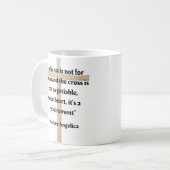 Mug Citation de Mère Angelica Sainteté (Devant gauche)