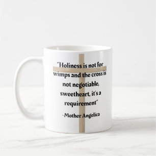 Mug Citation de Mère Angelica Sainteté