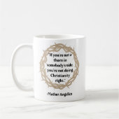 Mug Citation de Mère Angelica Thorn (Gauche)