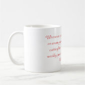 Mug Citation de Miyamoto Musashi (Gauche)