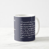 Mug Citation de Moby Dick (Devant droit)