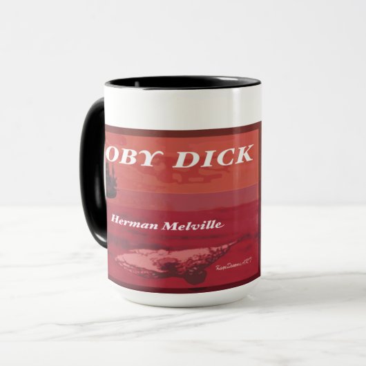 Mug Citation de Moby Dick (Devant gauche)