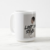 Mug Citation de mode minimaliste (Devant gauche)