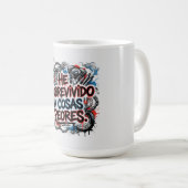 Mug Citation de motard espagnol – graffiti (Devant droit)