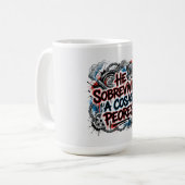 Mug Citation de motard espagnol – graffiti (Devant gauche)