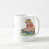 Mug Citation de motif en noir gras (Devant droit)