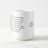 MUG CITATION DE MOTIVATION DE GENTILLESSE PAR LION (Devant gauche)