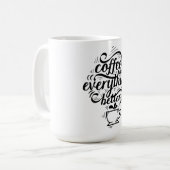 Mug Citation de motivation pour la créativité du café (Devant gauche)