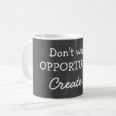 Mug Citation de motivation sur tableau noir (Devant gauche)