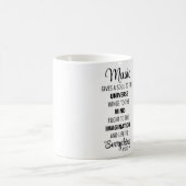 Mug Citation de musique (Centre)