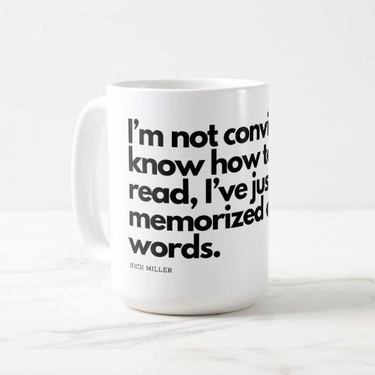 Mug Citation de Nick Miller (Devant gauche)