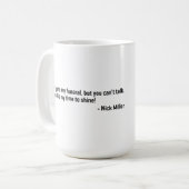 Mug Citation de Nick Miller 2/6 (Devant gauche)