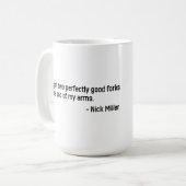 Mug Citation de Nick Miller 4/6 (Devant gauche)