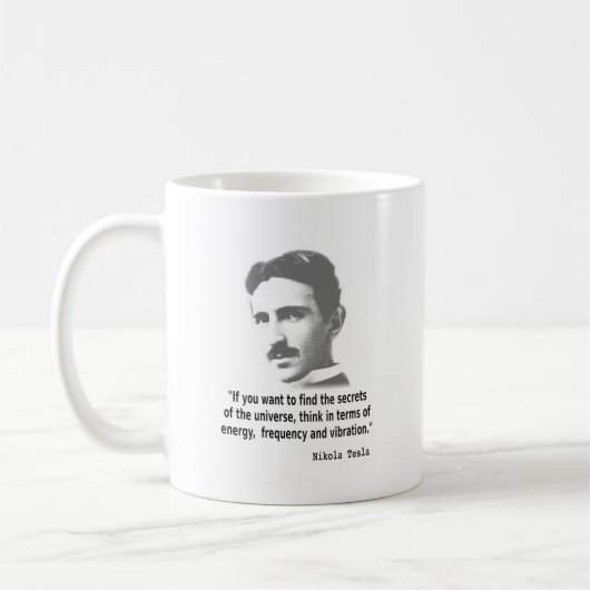 Mug Citation De Nikola Tesla (Gauche)