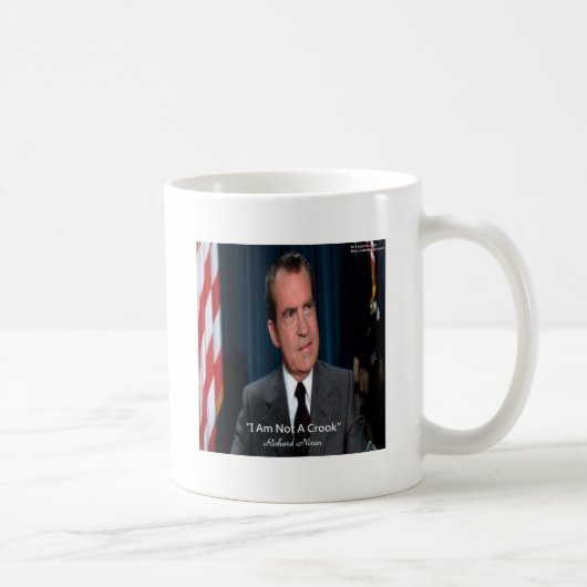 Mug Citation de Nixon & Pas un Escroc (Droite)