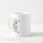 Mug Citation de Noël Drôle Coffee Cadeau Coco Chaud Mu (Devant gauche)