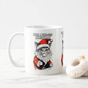 Mug Citation de Noël drôle mignonne Whimsical Père Noë