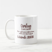 Mug Citation de Noël jamais annulée Christian (Gauche)