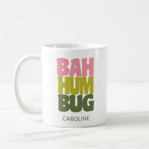 Mug Citation de Noël personnalisée Bah Humbug
