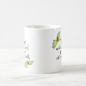 Mug Citation de Noël Plus Merveilleux temps (Centre)