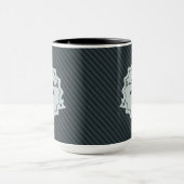 Mug Citation de Ovide en anglais - gris et noir - (Centre)
