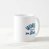 Mug Citation de papa le plus drôle du monde avec un te (Devant droit)