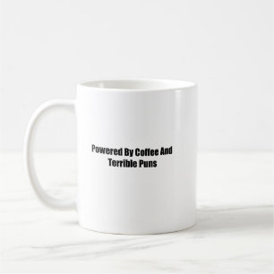 Mug Citation de papa propulsée par le café et les jeux