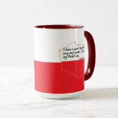 Mug Citation de Pape Jean Paul II (Devant droit)