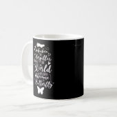 Mug Citation de papillon motivationnel (Devant gauche)