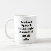 Mug Citation de Pathologiste de la parole instantanée (Gauche)