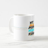 Mug Citation de pause café réfléchie (Devant gauche)
